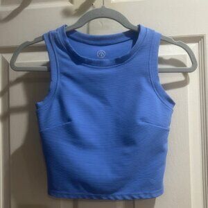 Move theology crewneck workout tank top with built in bra